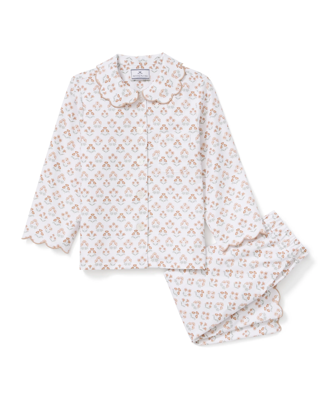 Womens Twill Colette PJ Set In Estate Garden