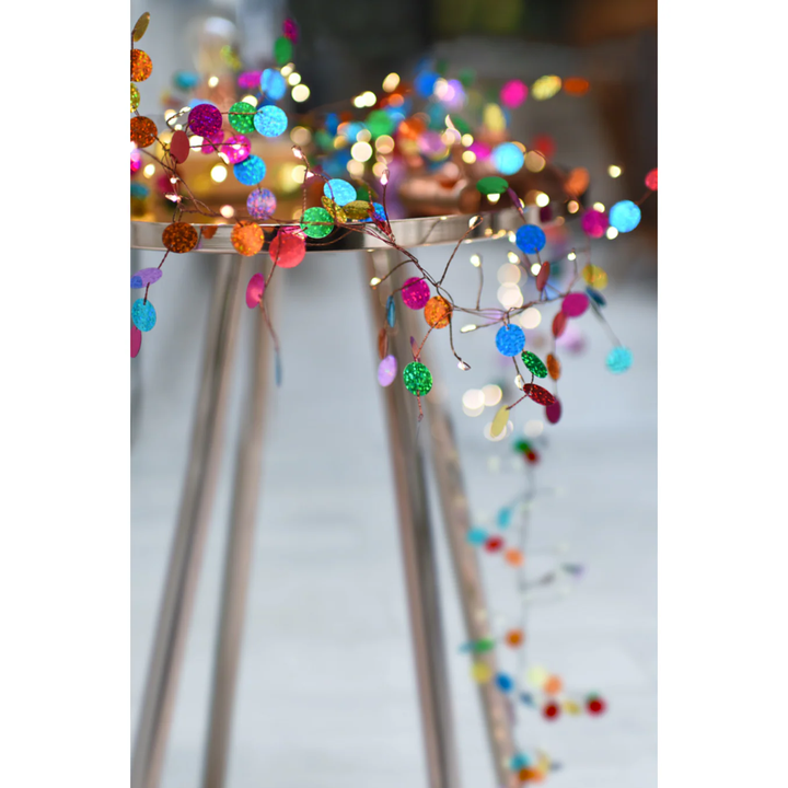 LED Battery Powered Confetti String Lights