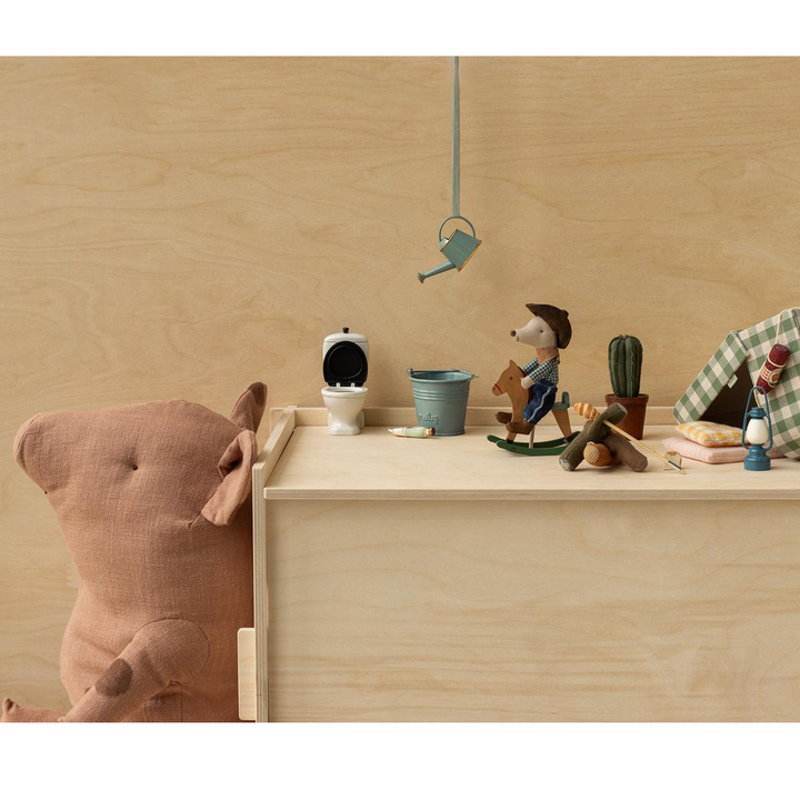 Maileg - Cowboy Mouse On Rocking Horse Little Brother