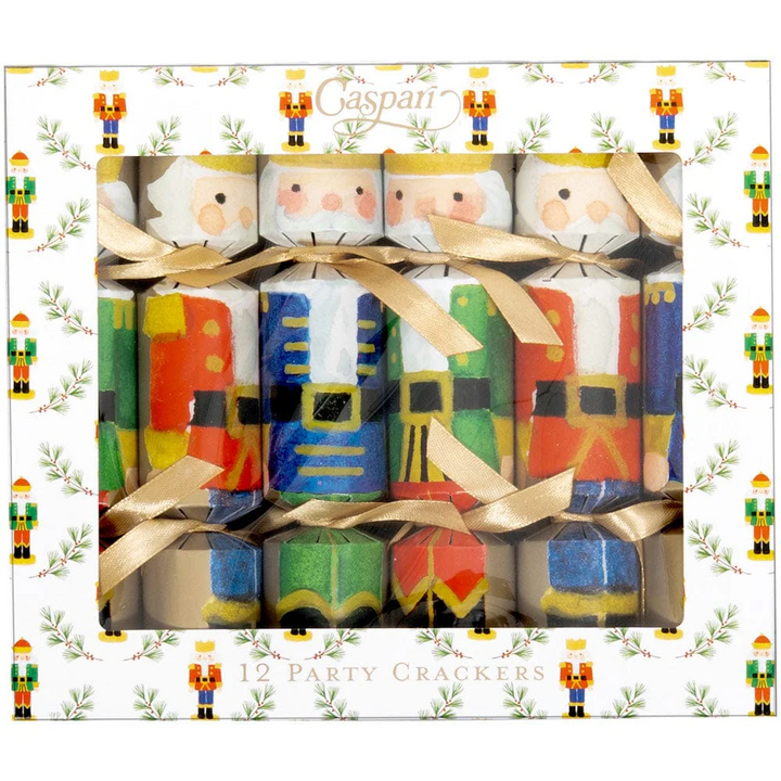 Painted Nutcrackers Mini Party Crackers - Set of 12