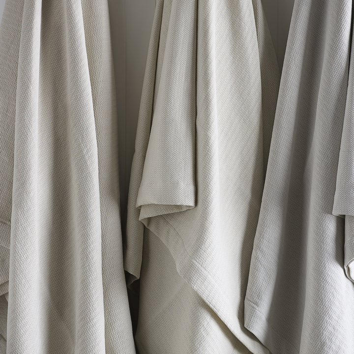 Emma Wool Cotton Linen Firm Decorative Tie Pillows By SDH