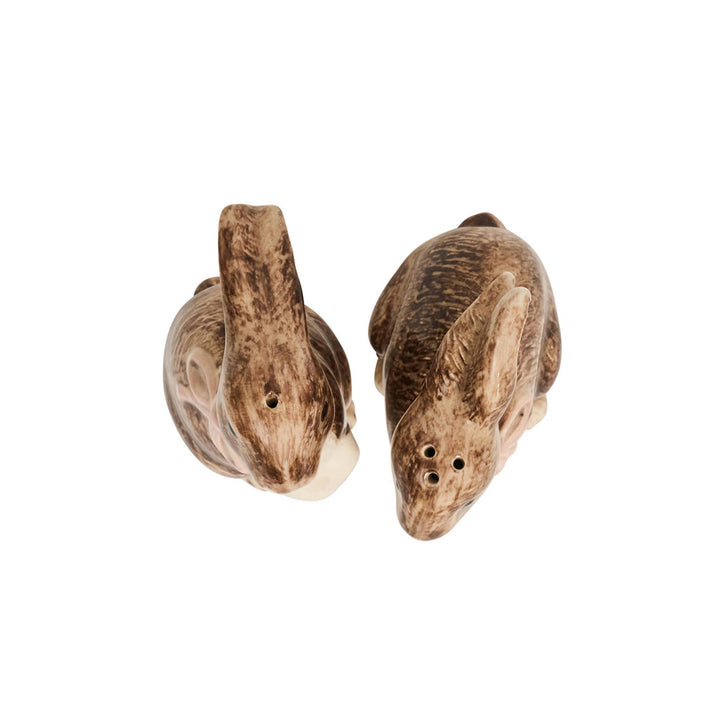 Juliska Clever Creatures Bunny Salt &amp; Pepper Set Napoleon &amp; Josephine