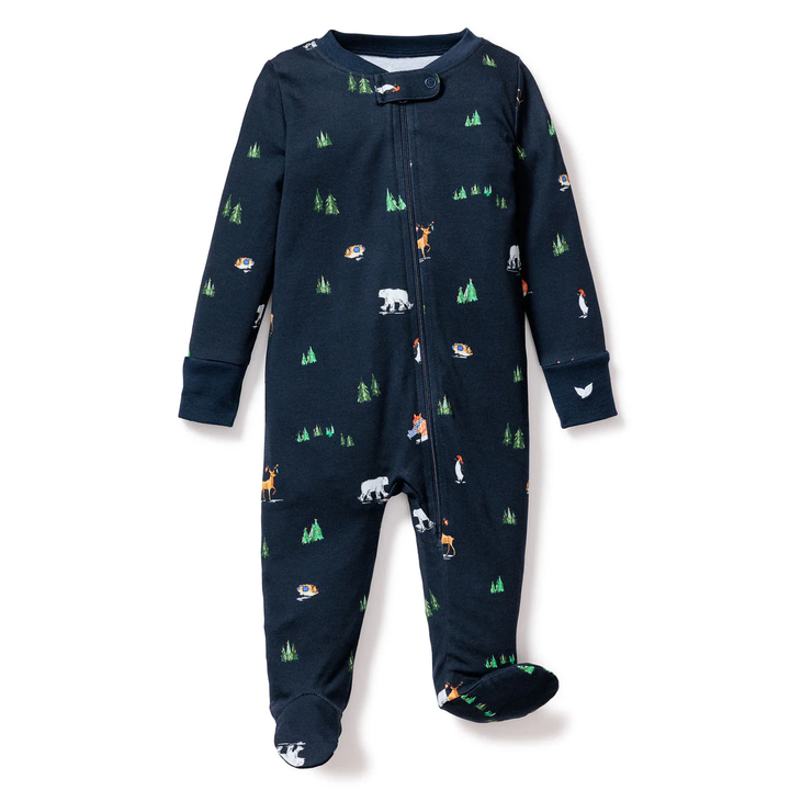 Baby's Pima Romper in Arctic Antics