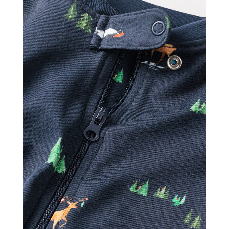 Baby's Pima Romper in Arctic Antics