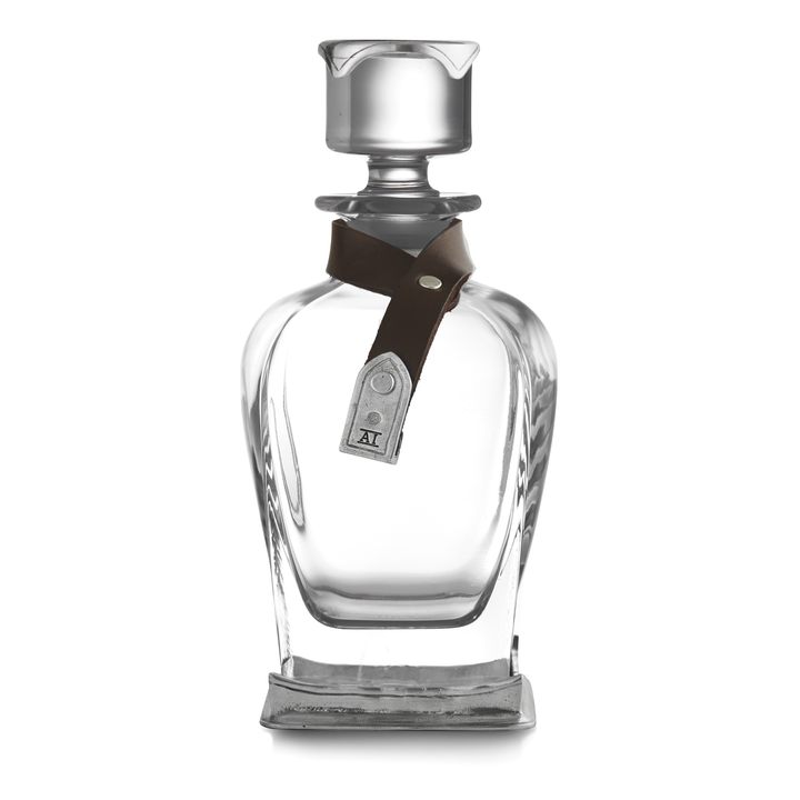 Giorgio Glass and Pewter Decanter