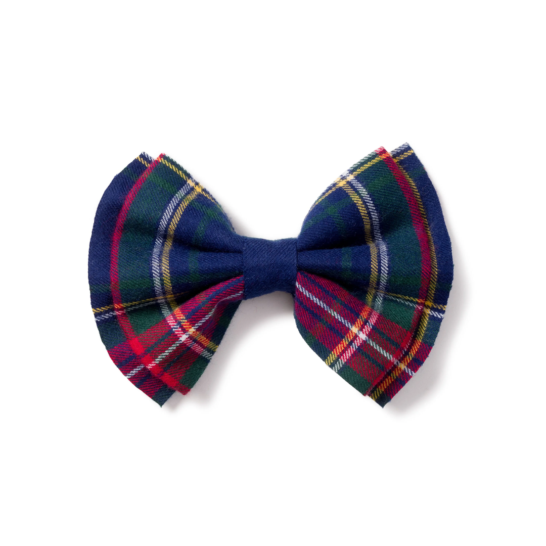 Girls Hair Bow Windsor Tartan