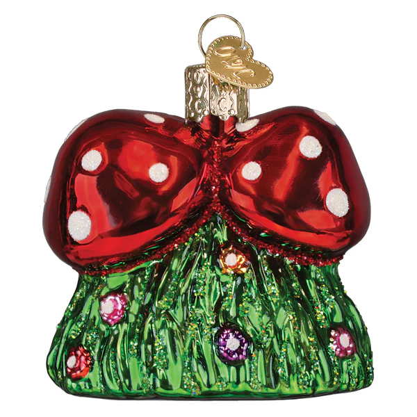 Happy Mushroom Ornament