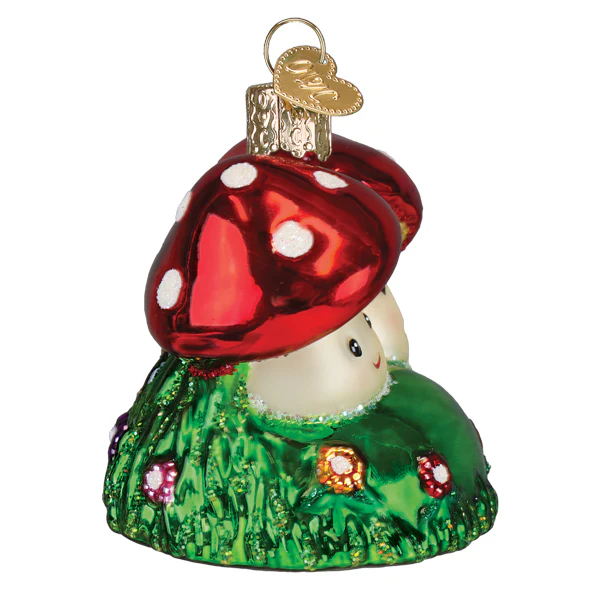 Happy Mushroom Ornament