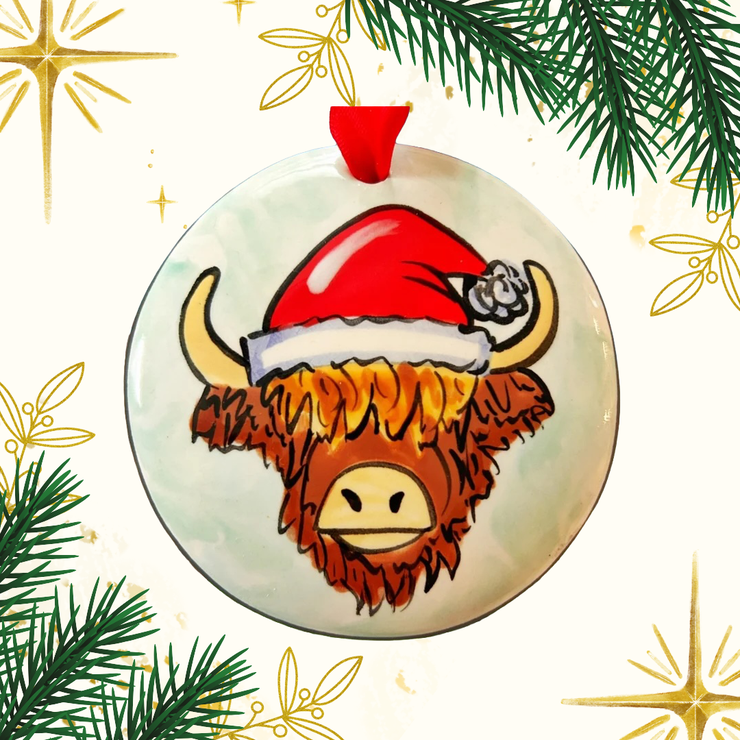 Highland Cow Ornament