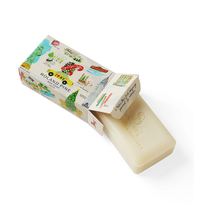 Holiday in New York Roland Pine 5 oz Boxed Shea Butter Soap Bar