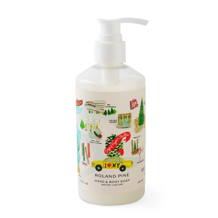 Holiday in New York Roland Pine 10 oz Hand & Body Wash