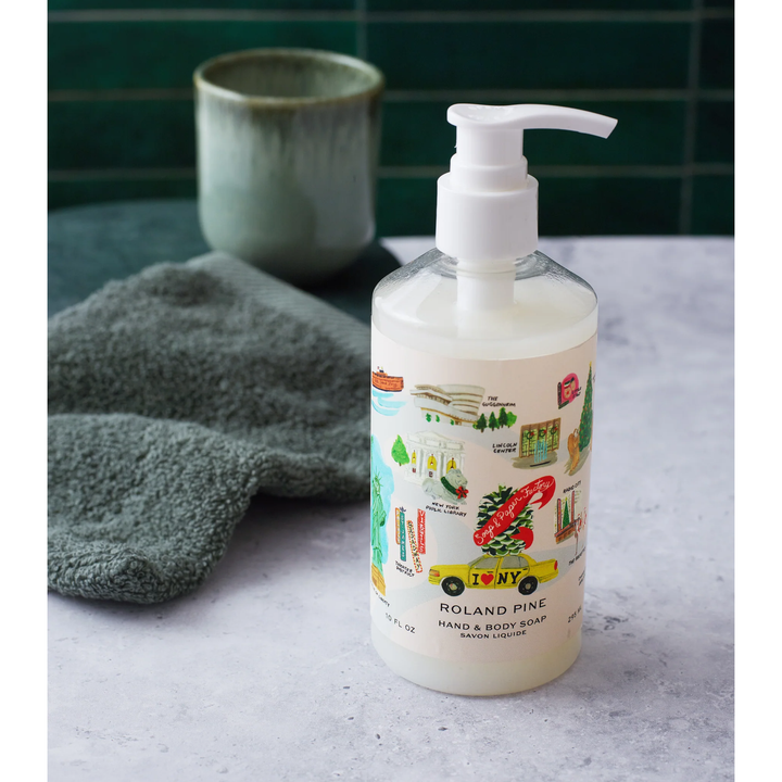 Holiday in New York Roland Pine 10 oz Hand & Body Wash