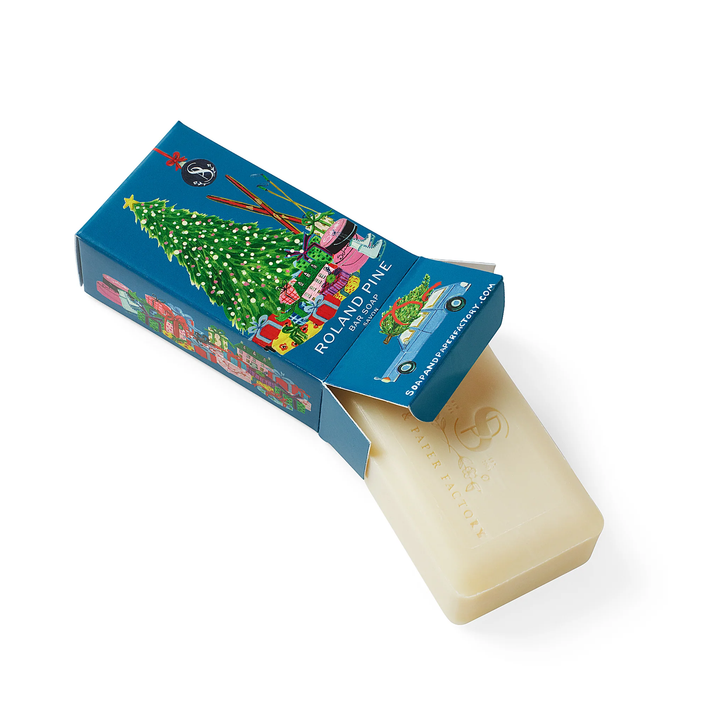 Home for the Holidays Roland Pine 5 oz Boxed Shea Butter Soap Bar