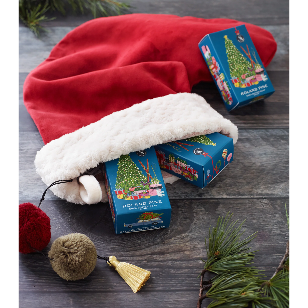 Home for the Holidays Roland Pine 5 oz Boxed Shea Butter Soap Bar