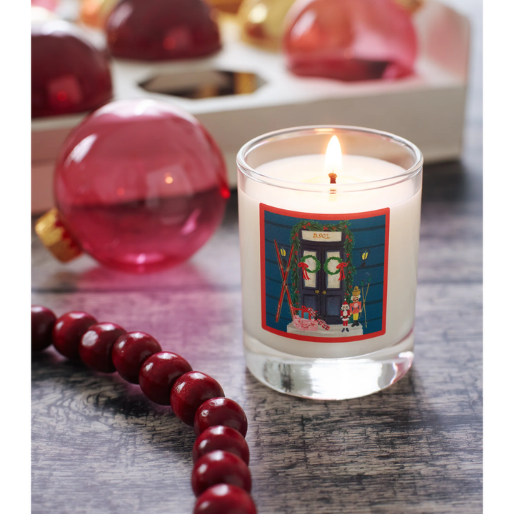 Home for the Holidays Roland Pine 2.2 oz Votive Glass Soy Candle
