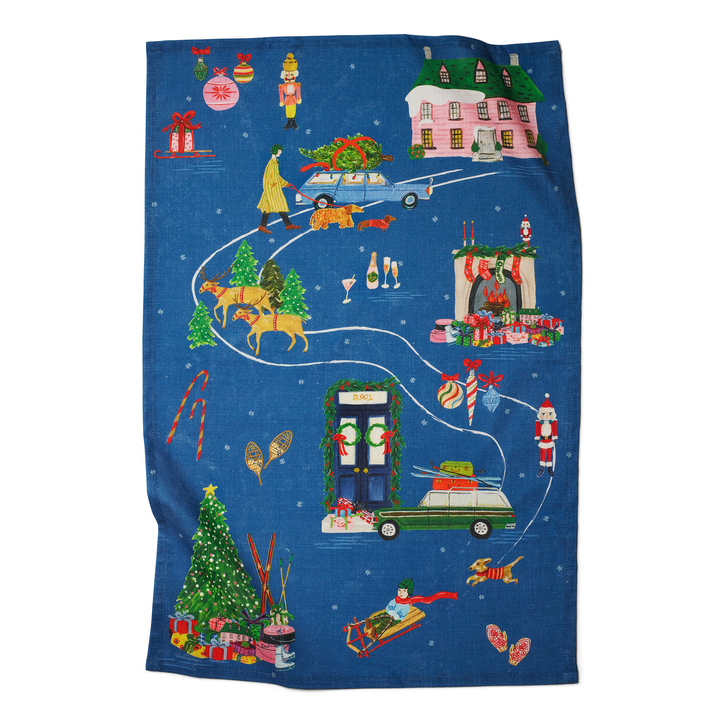Home for the Holidays Dishtowel