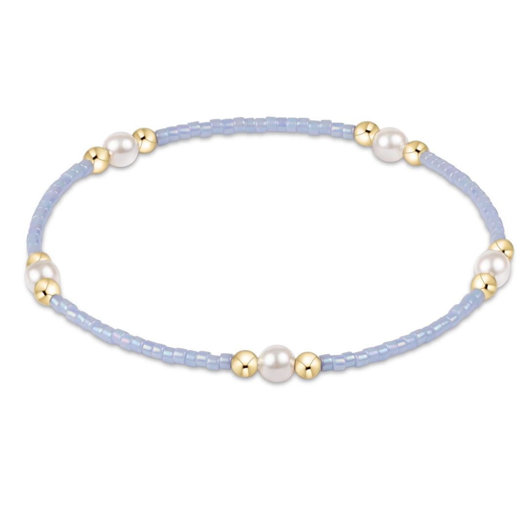 Hope Purpose Pearl Bracelet - Ocean Mist