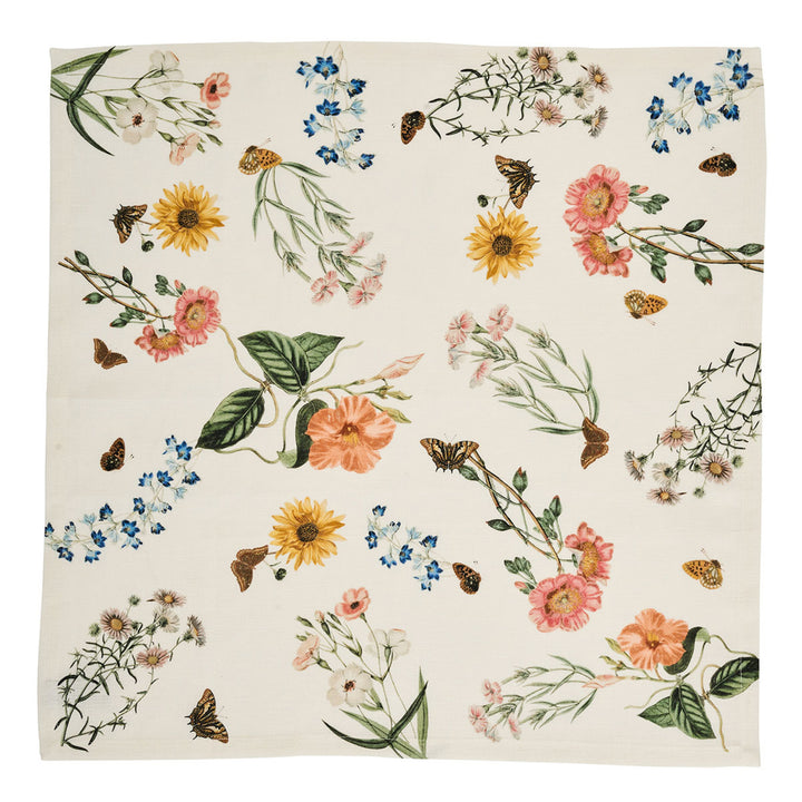 Floral Garden Napkins Set Of 4
