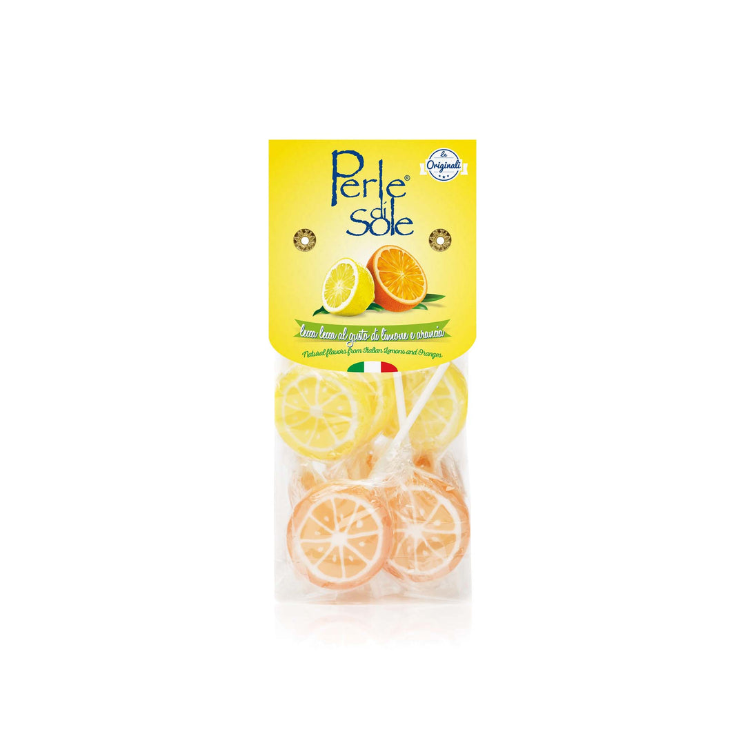 Lemon and Orange Flavored Lollipops