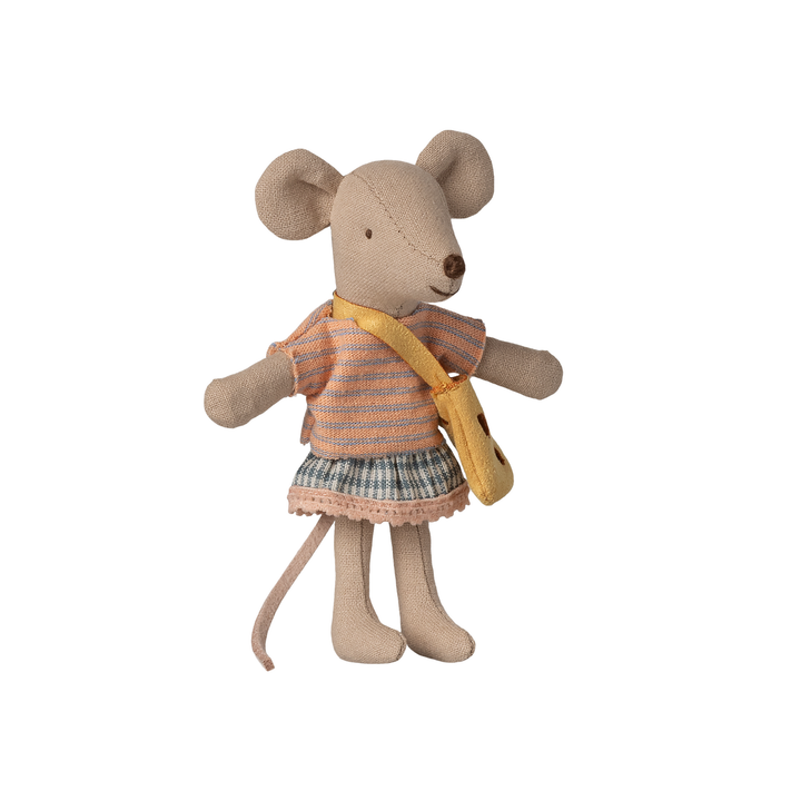Maileg - Little Sister Mouse With Bag