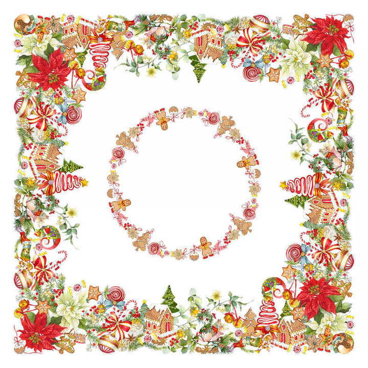 Marzapepe Square Linen Tablecloth