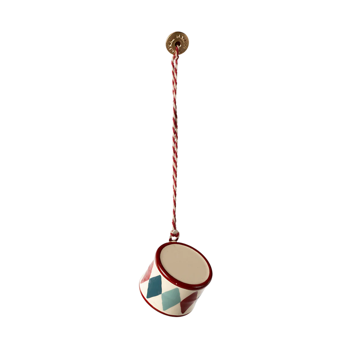 Maileg - Metal Ornament Drum Classic Red Small