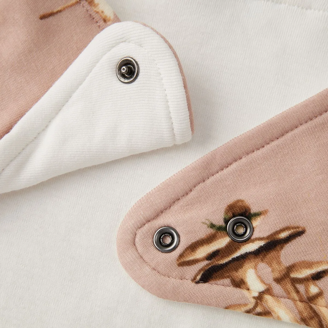 Organic Kerchief Bib Mushroom