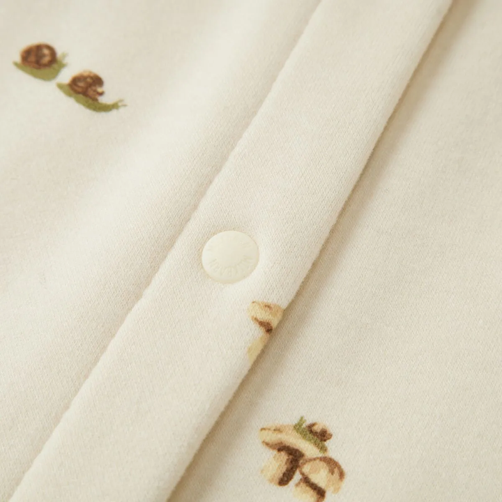 Lil' Mushroom Collared Jumpsuits