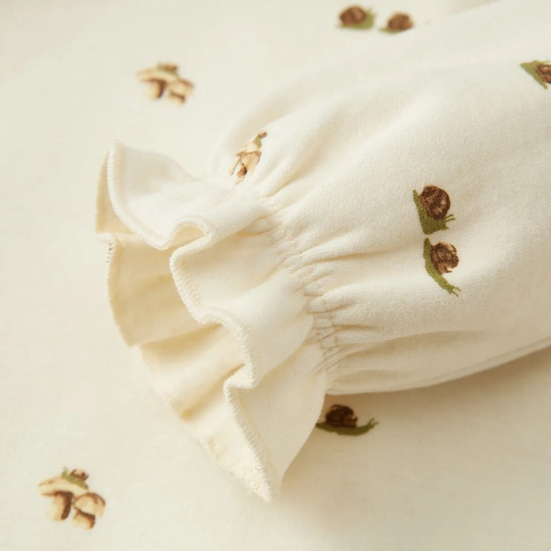 Lil' Mushroom Collared Jumpsuits