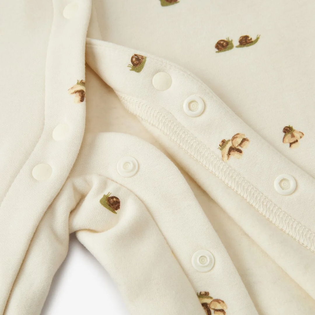 Lil' Mushroom Collared Jumpsuits