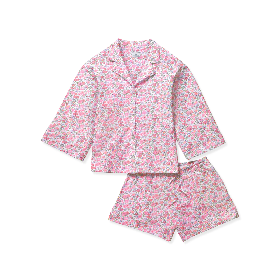 Olivia Pima Short Set in Fleurs de Rose