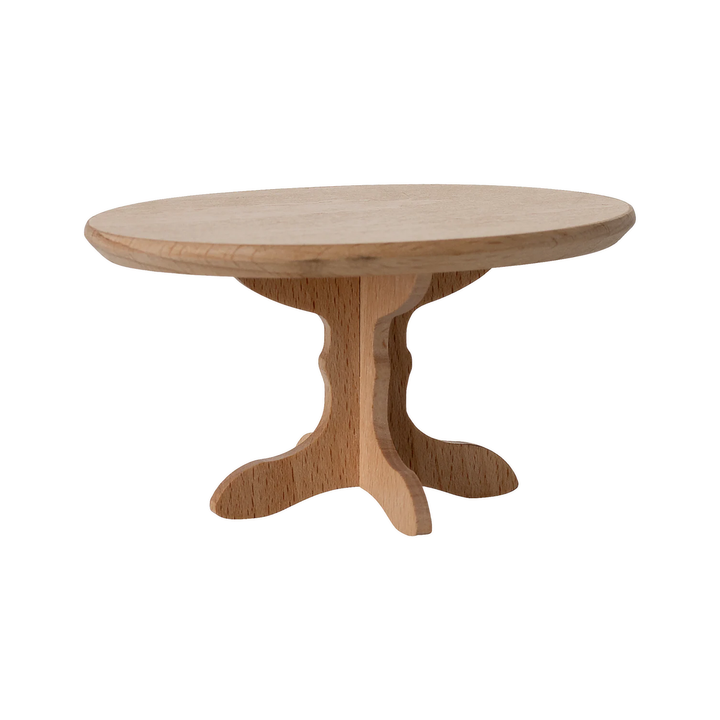 Maileg - Oval Dining Table In Nature Mouse Size