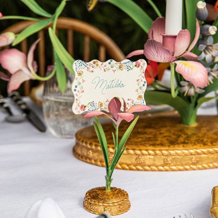Juliska Meadow Walk Iris Place Card Holder