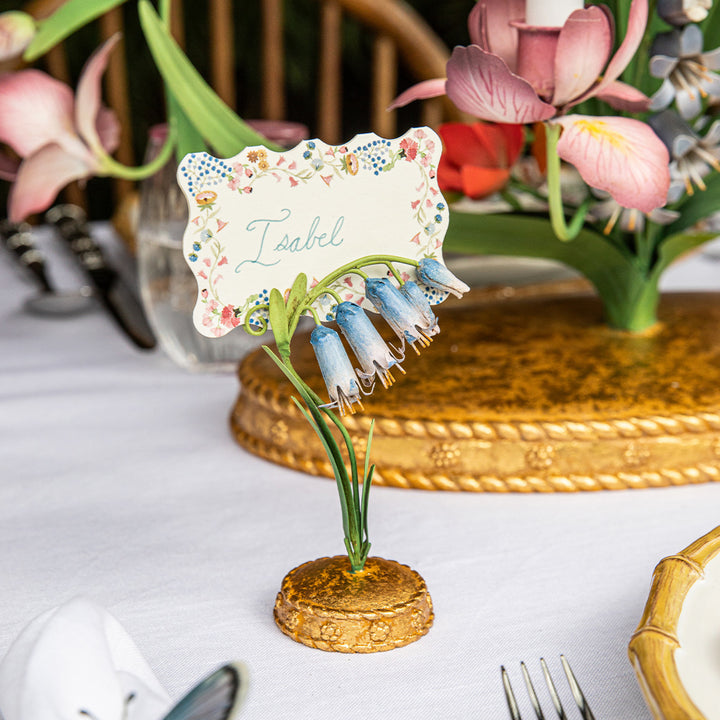 Juliska Meadow Walk Bluebell Place Card Holder