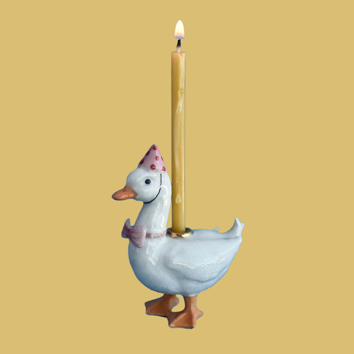 Cake Topper Pink Goose