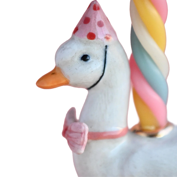 Cake Topper Pink Goose