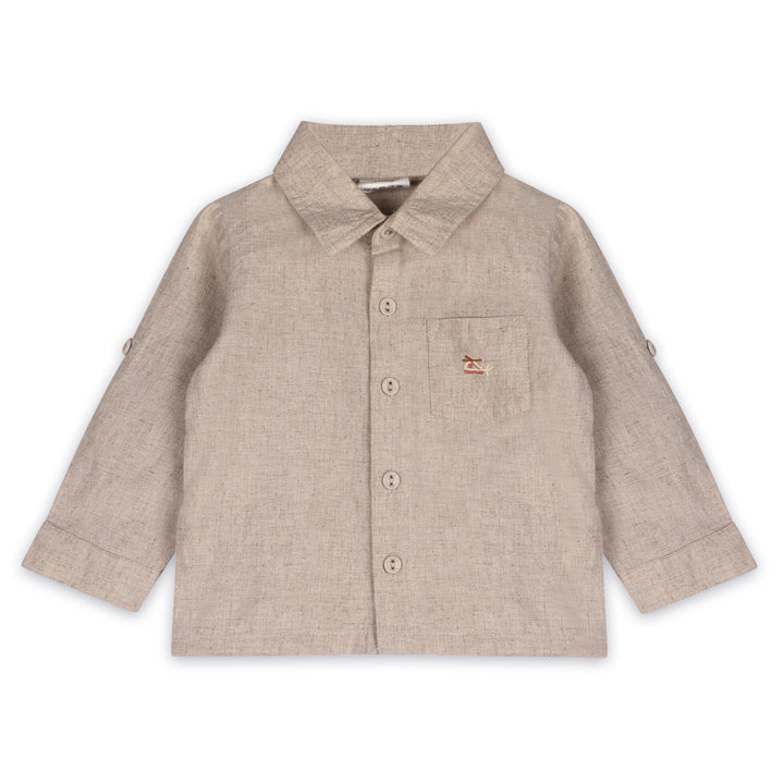 Organic Positano Linen Baby Shirt & Corduroy Pants