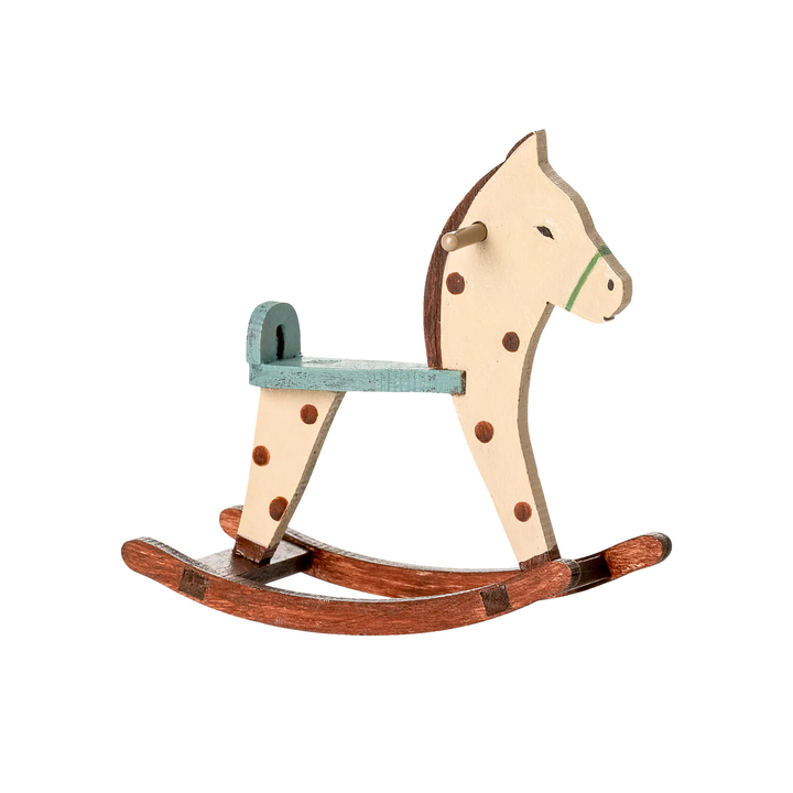 Maileg - Spotted Rocking Horse Little Sister/Brother & Big Sister/Brother Size
