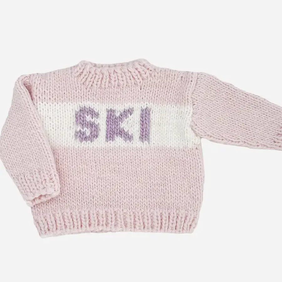 Ski Sweater Baby Pink 12-24M