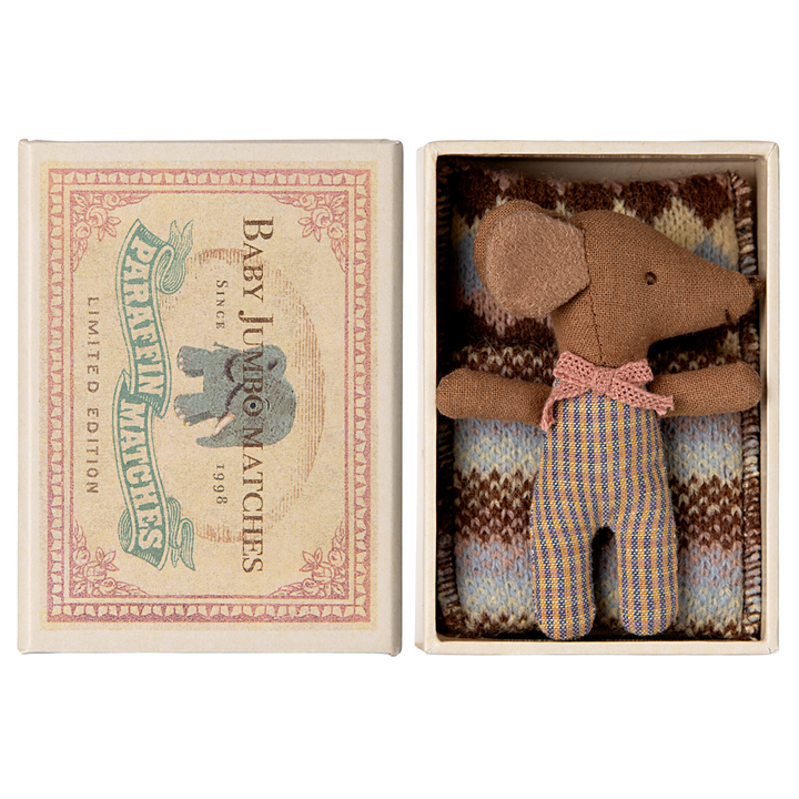 Maileg - Sleepy Wakey, Baby Mouse Rose