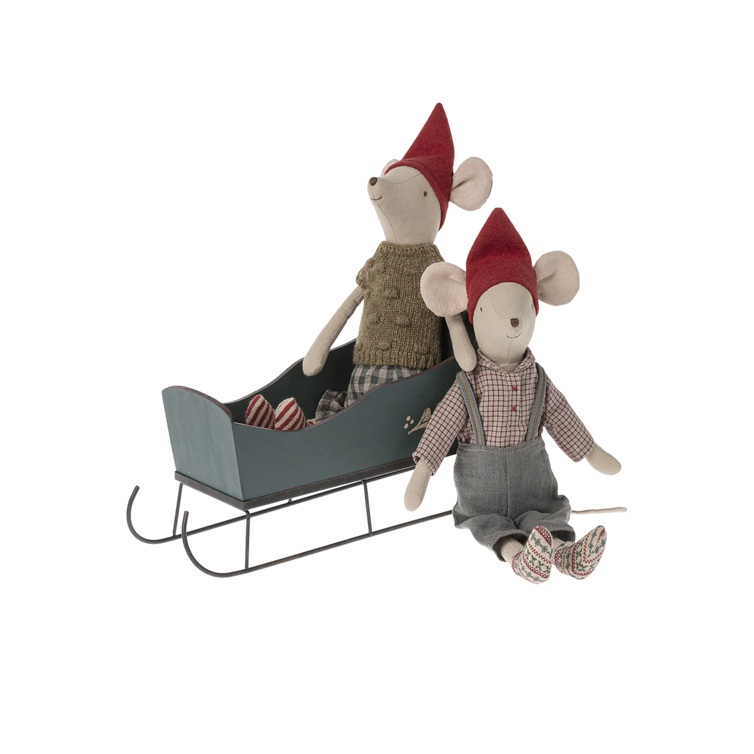 Maileg Green Sleigh Medium