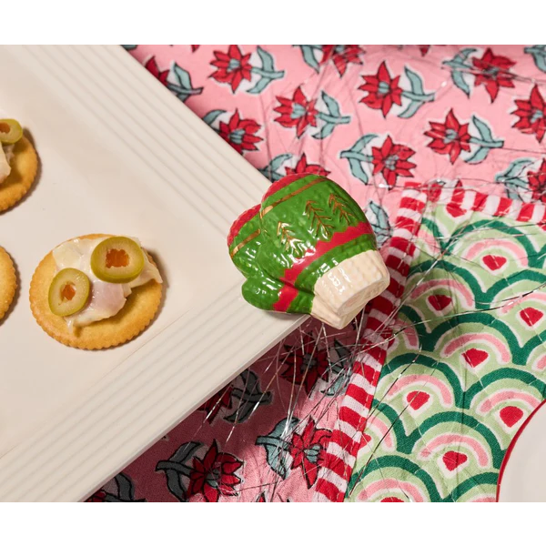 NF Square Pinstripes Platter