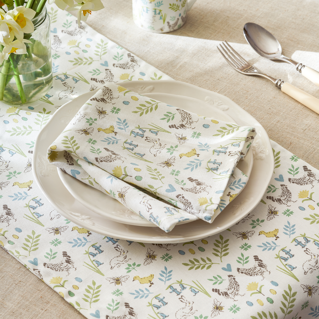 Spring Chicken Napkins Set Of Four
