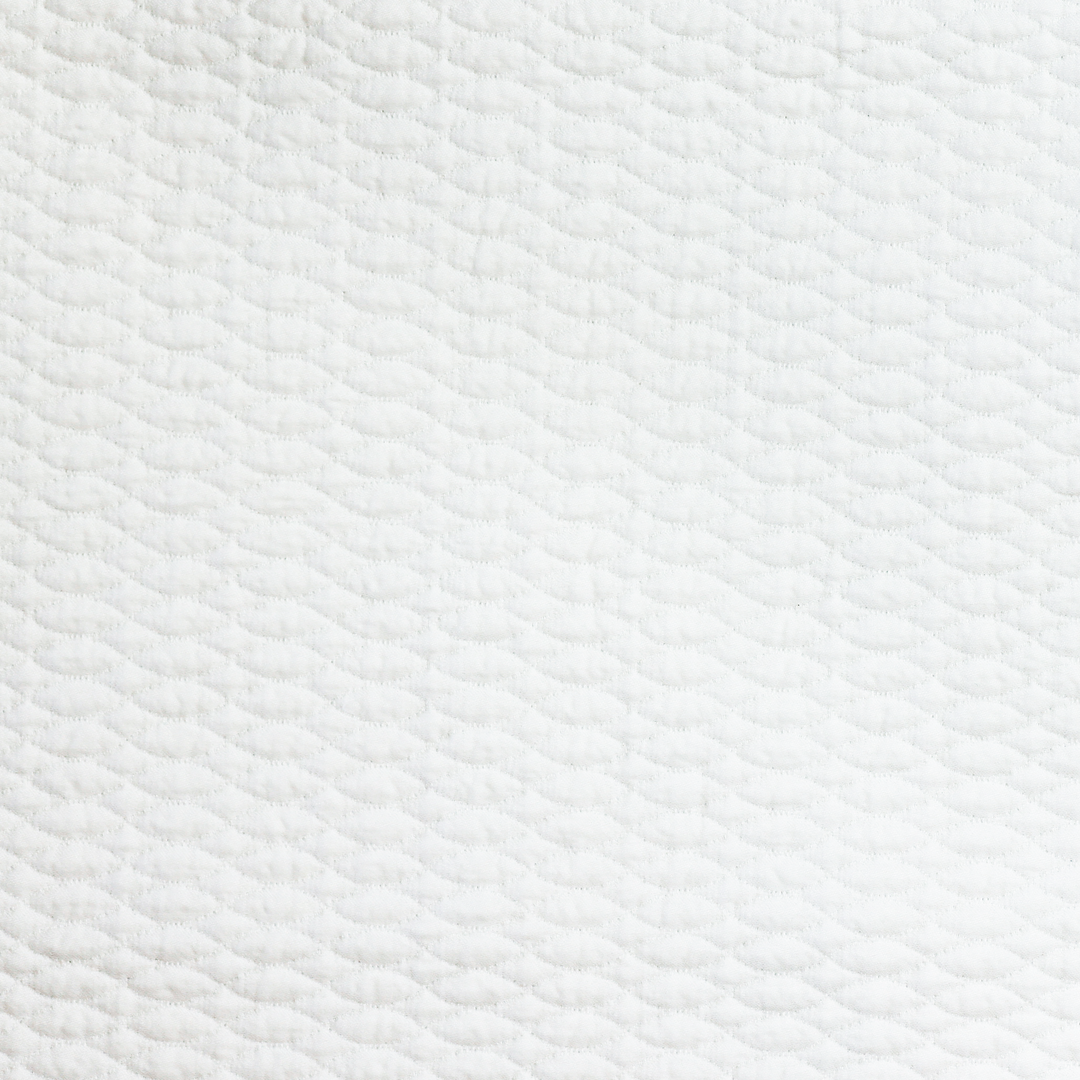 Corfu White Cotton Firm Decorative Tie Pillow By SDH
