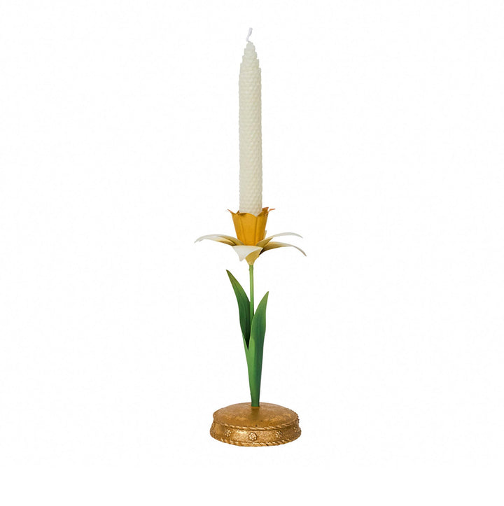 Juliska Meadow Walk Daffodil 9" Candlestick