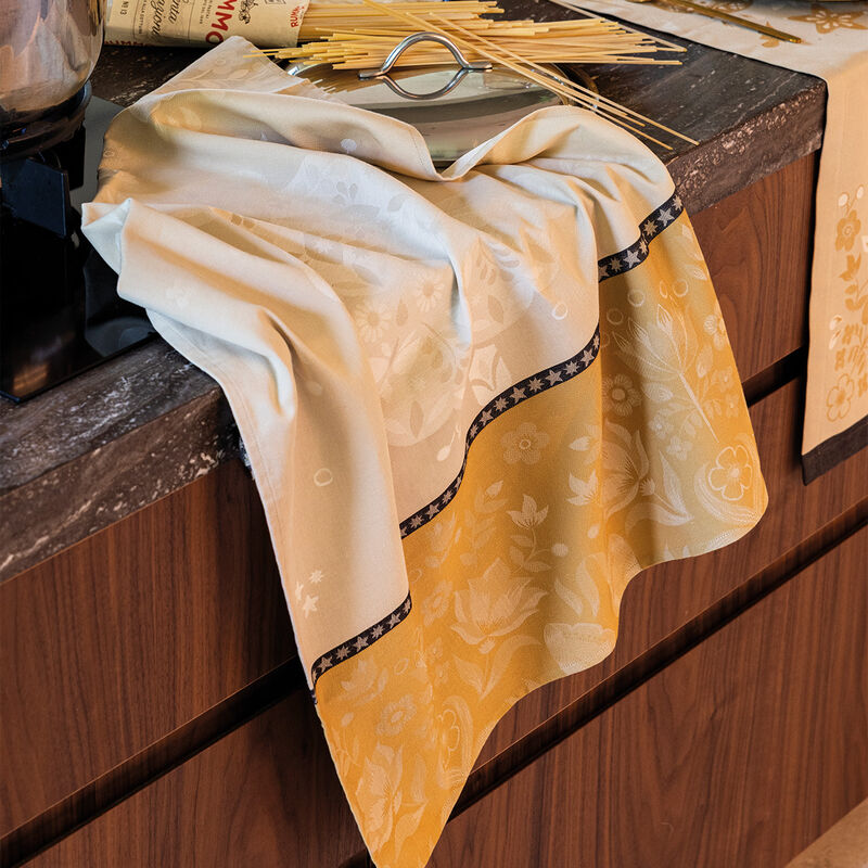 Féerie Yellow Dishtowel
