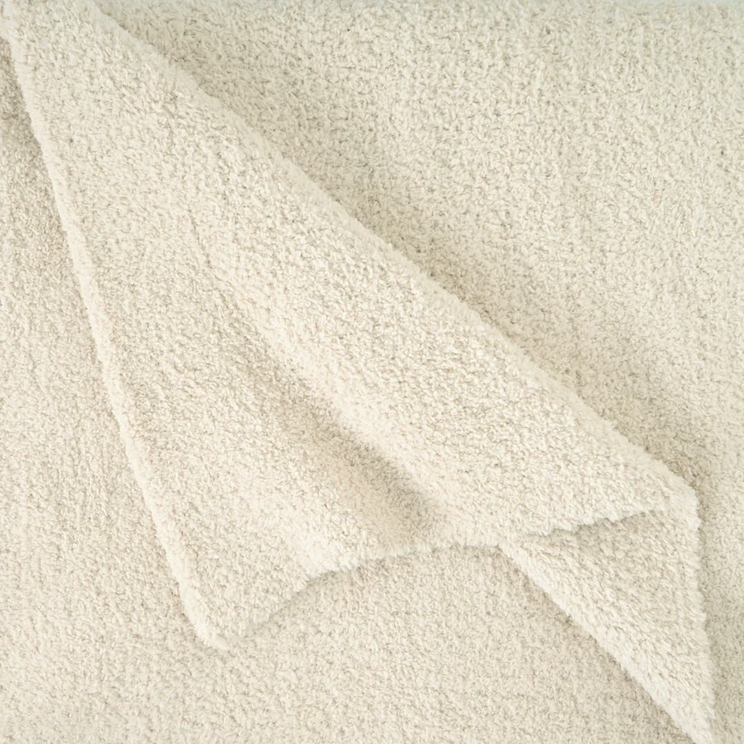 Chenilla Solid Throw In Linen