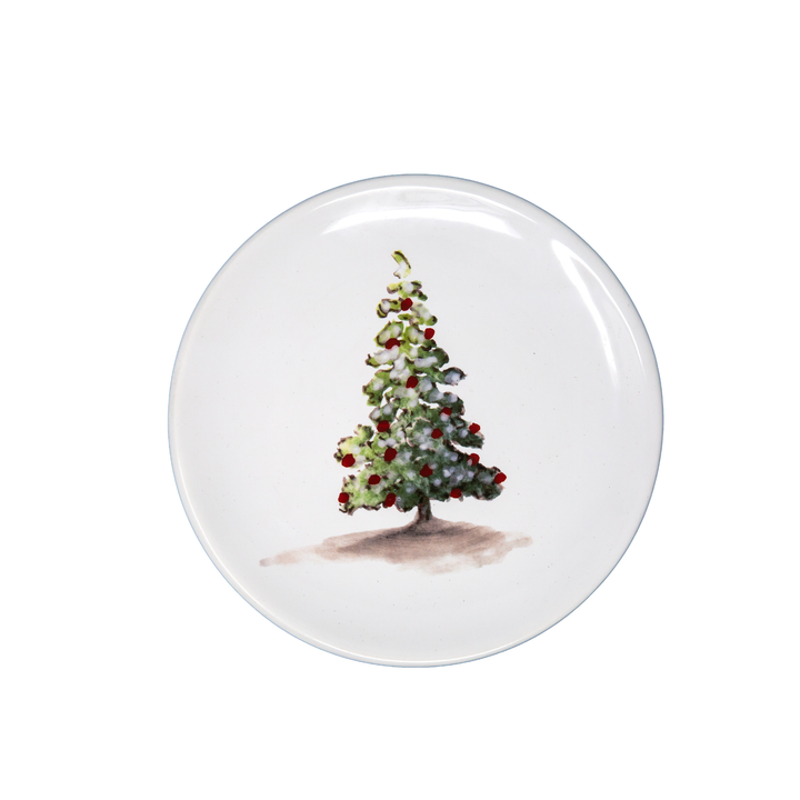 Tuscan Christmas Tree Canape/Bread Plate