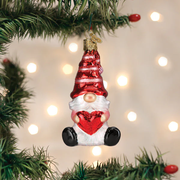 Valentine Gnome Ornament