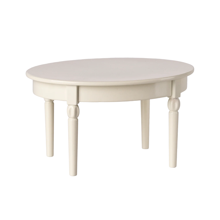 Maileg - Vintage Dining Table Off White Mouse Size